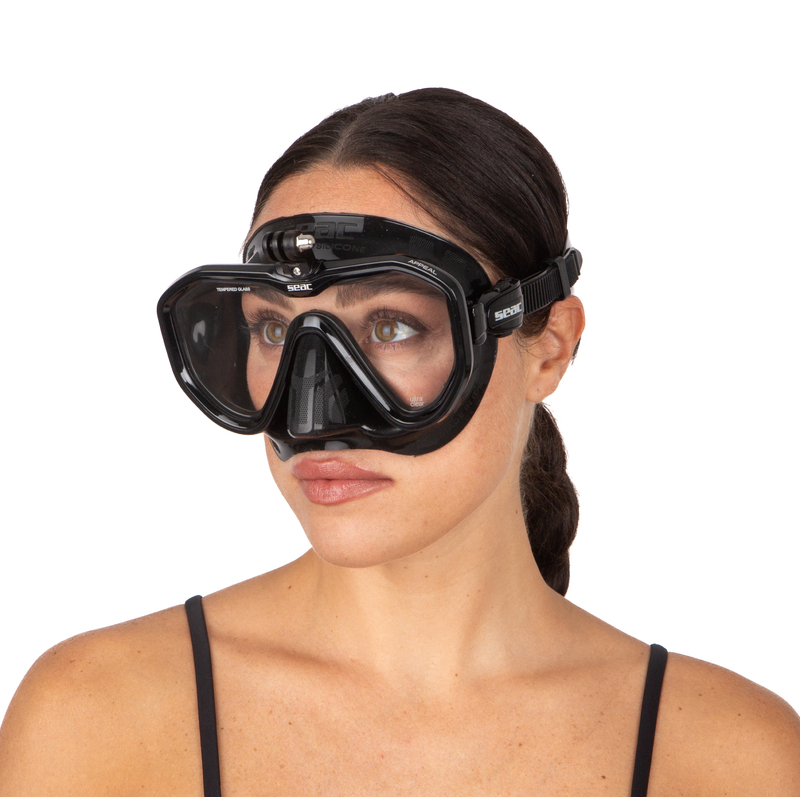 Seac Sub Appeal Tauchmaske mit ActionCam-Halterung
