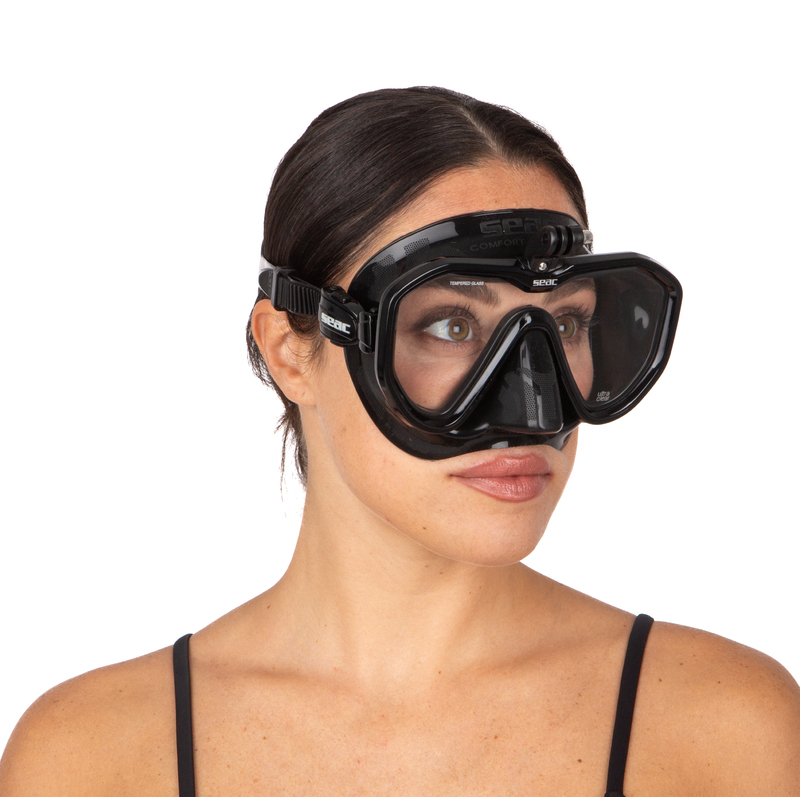 Seac Sub Appeal Tauchmaske mit ActionCam-Halterung