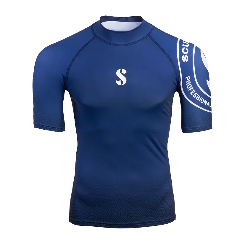 Scubapro UPF-50 T-Flex Rashguard Kurzarm Herren navy