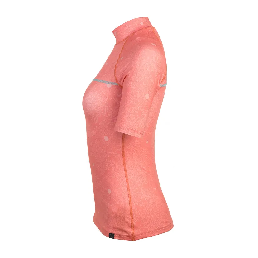 Scubapro UPF-50 T-Flex Rashguard Kurzarm Damen coral