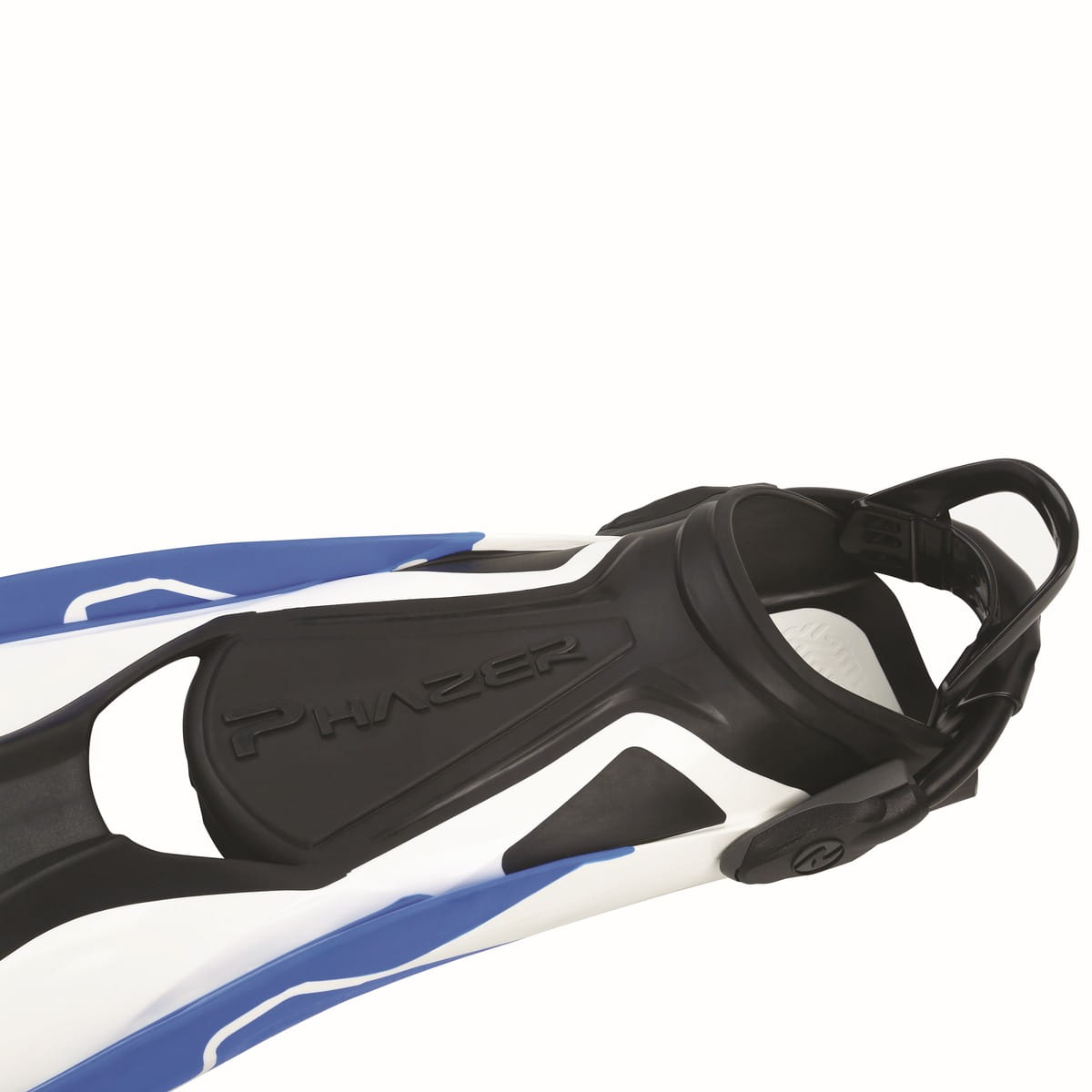 AquaLung_Phazer_Weiss_Blau_Fussteil Aqualung Phazer ADJ Geräteflossen