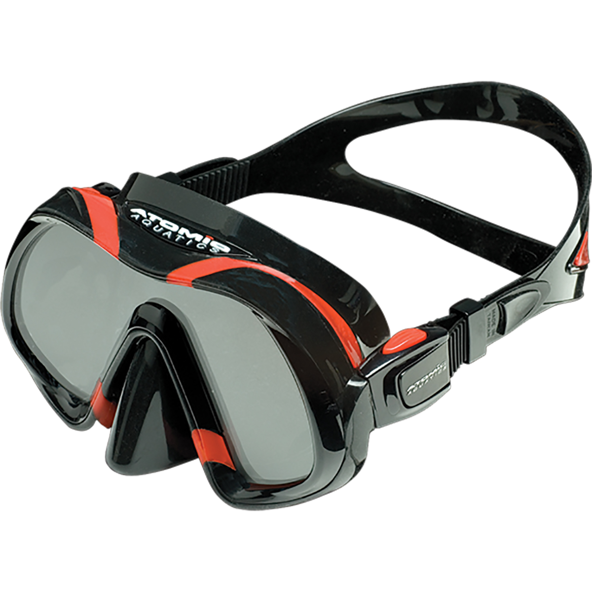 Atomic Venom Tauchmaske schwarz/rot