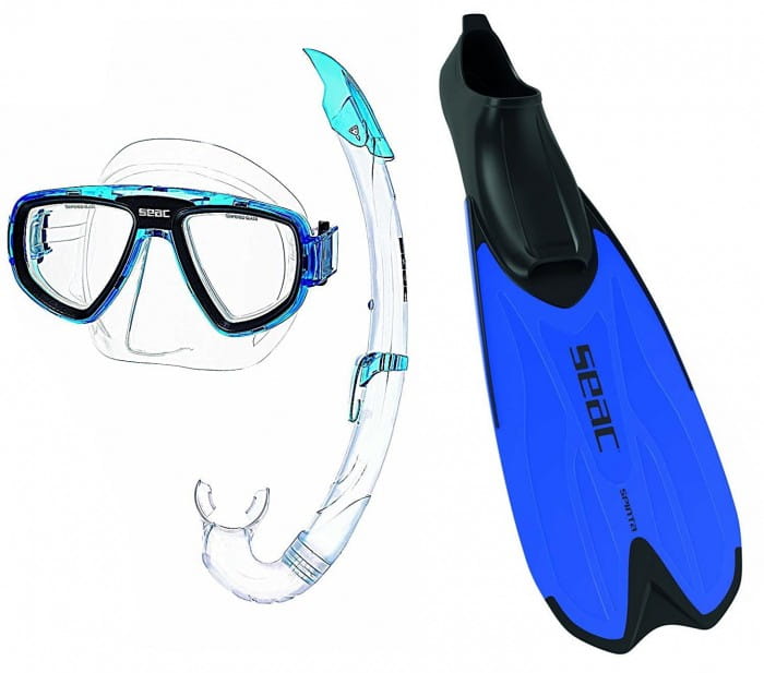 seac_sub_spinta_1_lo Seac Sub Tris Spinta Schnorchelset