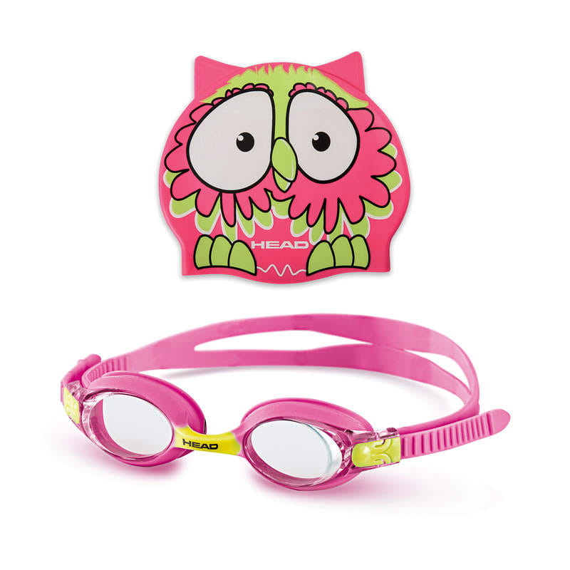 Head Meteor Kinderschwimmbrillen Set pink