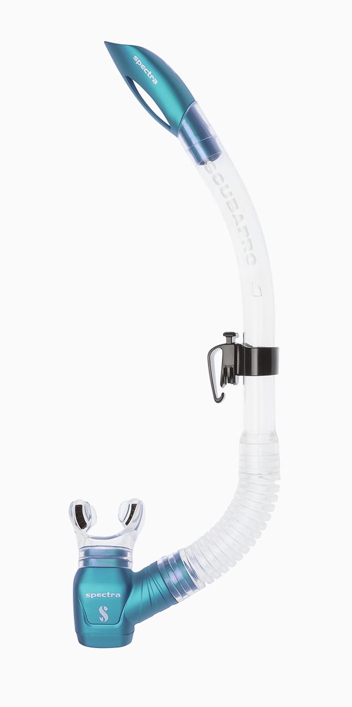 Scubapro Spectra Schnorchel (transparent/türkis)