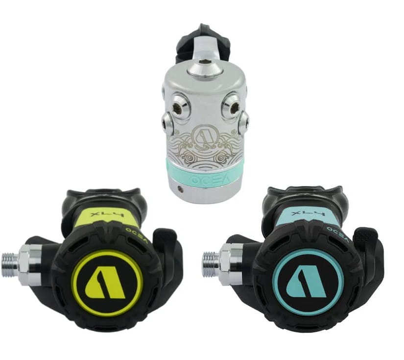 Apeks_XL4_Ocea_Atemregler_mint_DIN Apeks XL4 Ocea Atemreglerset