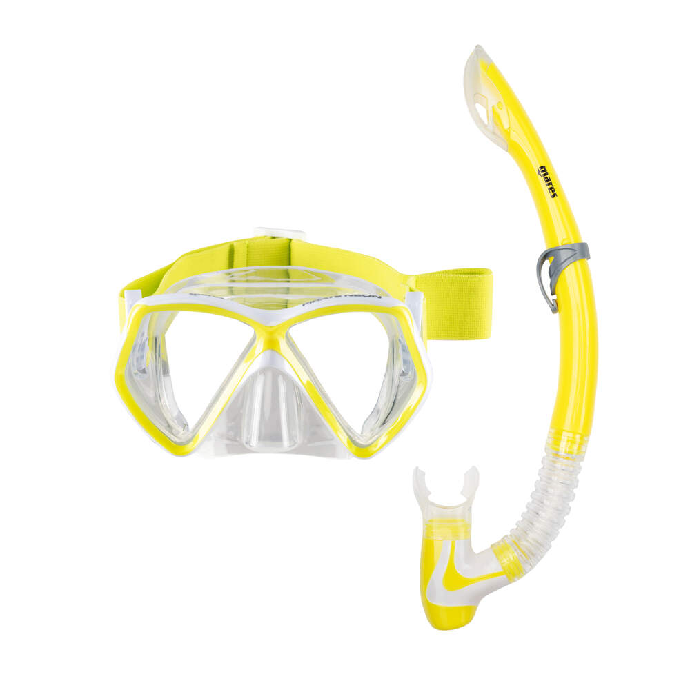 Mares Pirate Neon Kinder Schnorchelset gelb