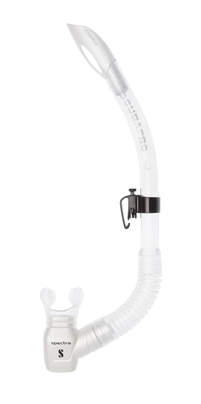 Scubapro Spectra Schnorchel (transparent/weiß)