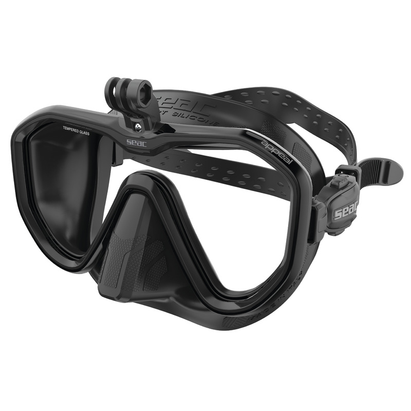 Seac Sub Appeal Tauchmaske mit ActionCam-Halterung
