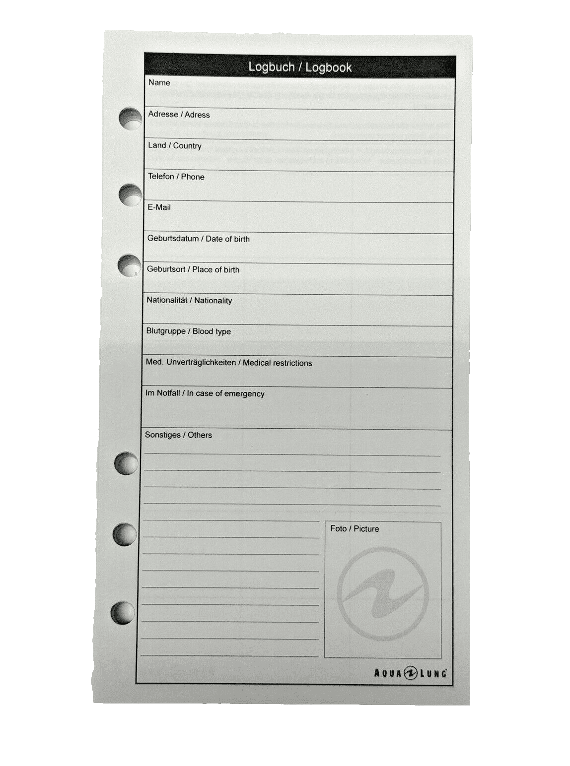AquaLung_Logbucheinlagen_3 AquaLung Logbuchseiten