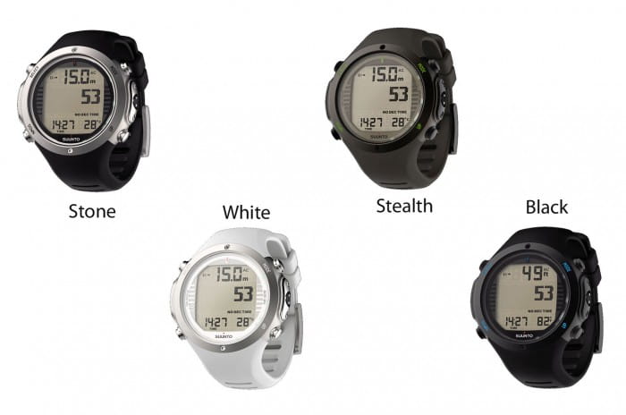 Suunto D6i Novo Tauchcomputer mit Elastomer-Armband