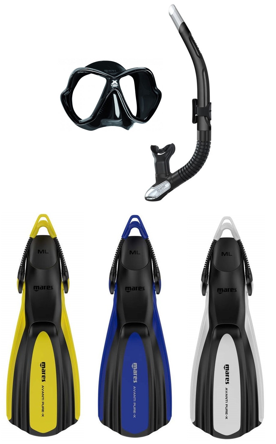 Mares Pure-X Schnorchelset