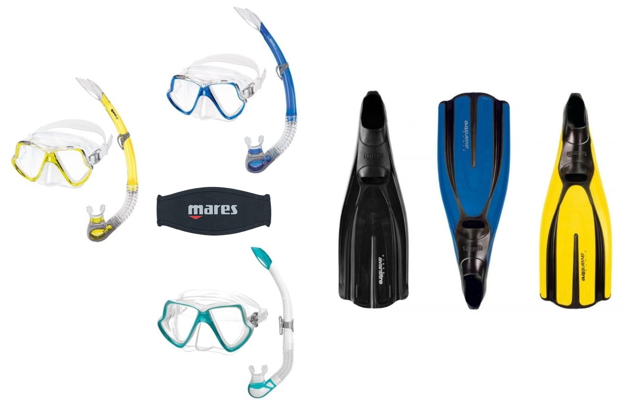 Mares Wahoo Tre Urlaub Schnorchelset
