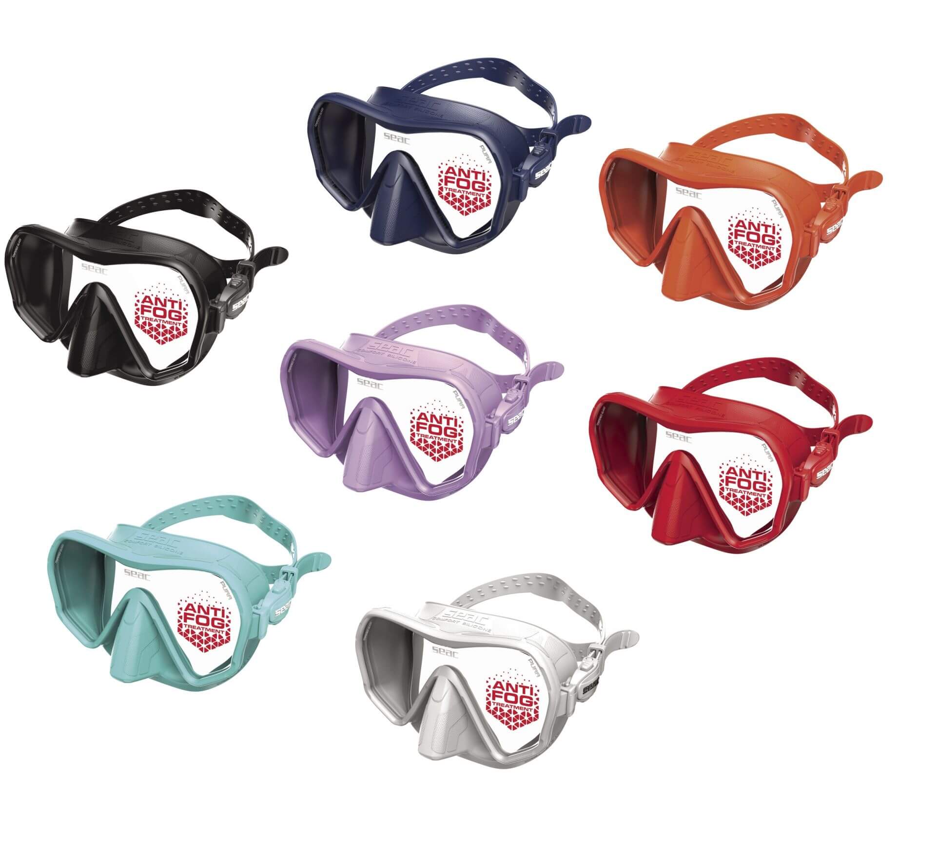 Seac Sub Pura Antifog Tauchmaske 