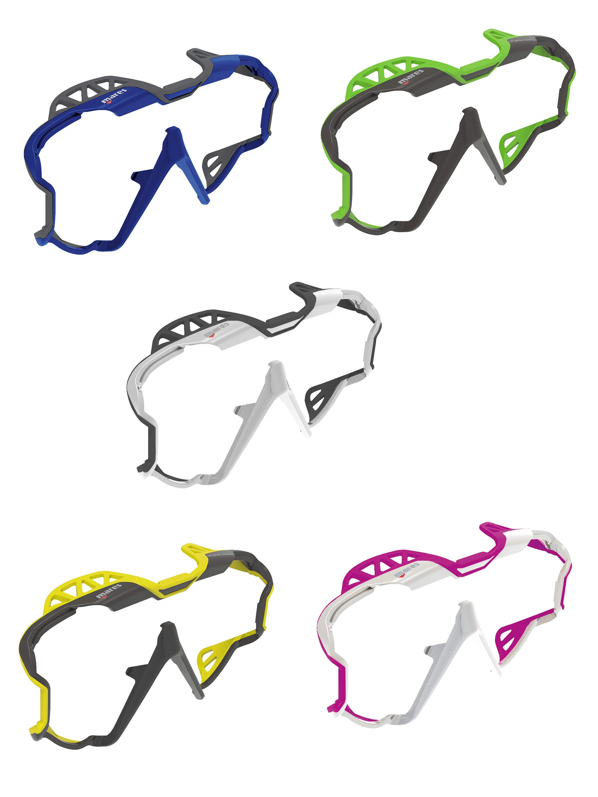 Mares Pure Wire Farb-Rahmen  Mares Pure Wire Farb-Rahmen