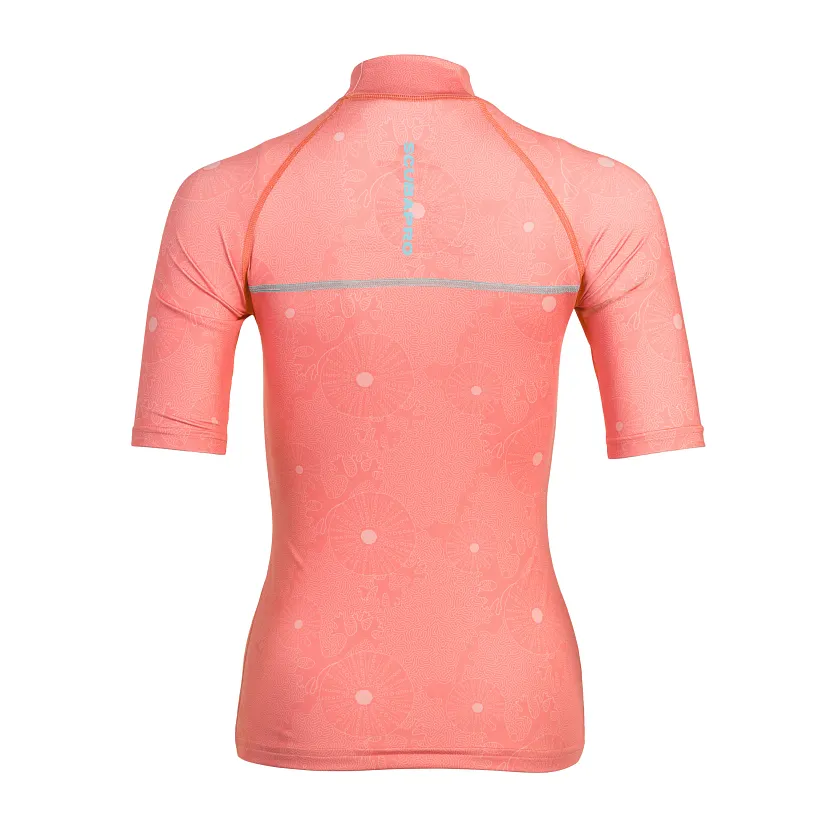 Scubapro UPF-50 T-Flex Rashguard Kurzarm Damen coral