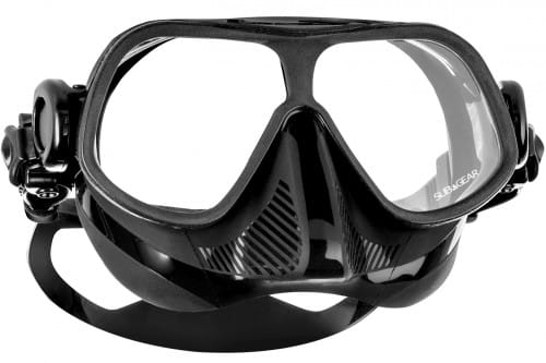 Scubapro_Steel_Comp_Zweiglas_Apnoe_schwarz Scubapro Steel Comp Zweiglas-Apnoemaske schwarz