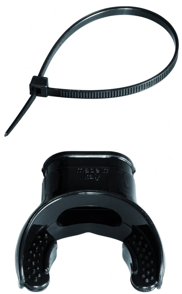 Mares Mundstück Set - ergonomisch/schwarz