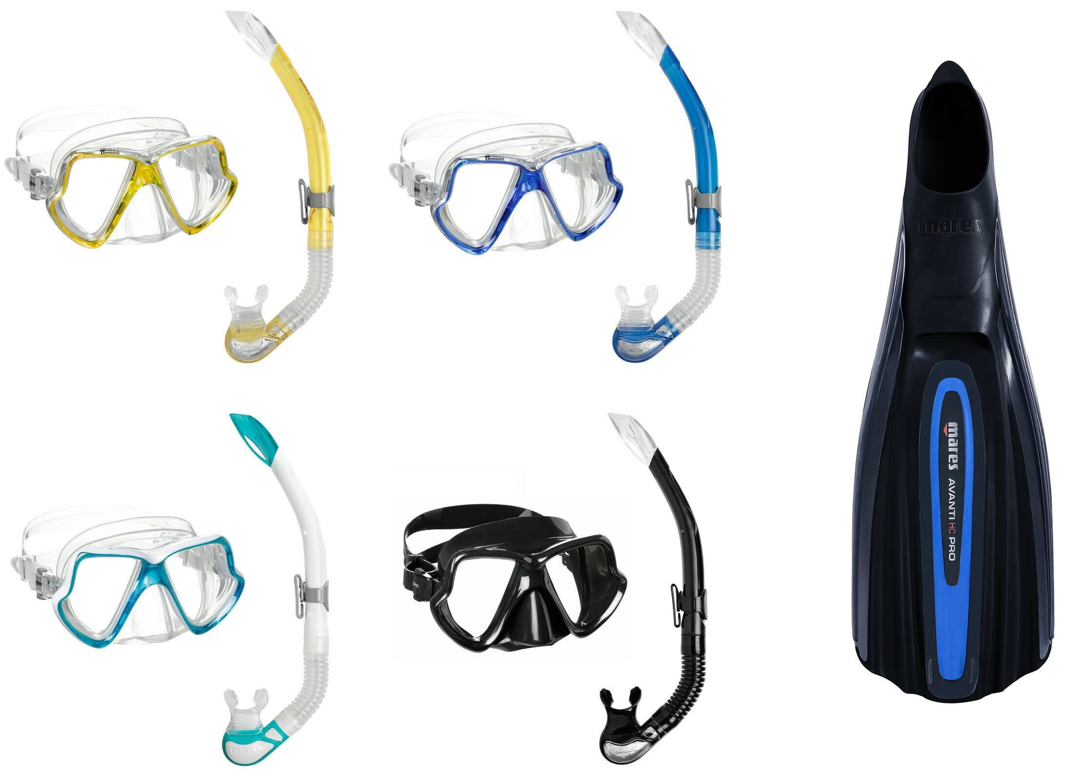 Mares_Wahoo_Schnorchelset_HC_Pro Mares Wahoo HC Pro Schnorchelset